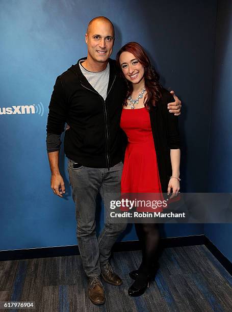 Nikki Pope visits Nigel Barker's Gentleman's Code on Radio Andy at SiriusXM Studio on October 25, 2016 in New York City.