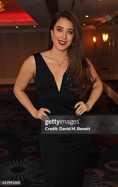 Ella Jade attends 'An Evening With The Stars' charity gala in aid of Save The Children at The Grosvenor House Hotel on October 25, 2016 in London,...