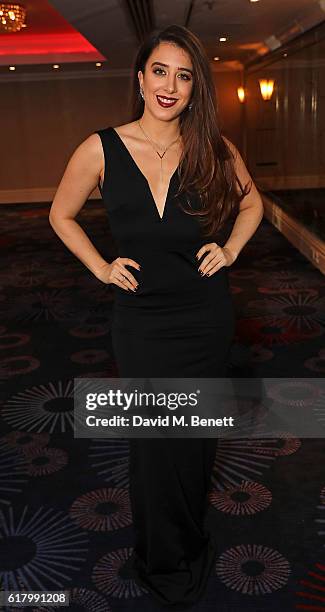 Ella Jade attends 'An Evening With The Stars' charity gala in aid of Save The Children at The Grosvenor House Hotel on October 25, 2016 in London,...