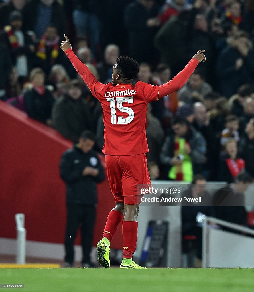 Liverpool v Tottenham Hotspur - EFL Cup Fourth Round