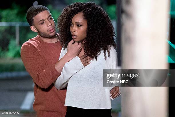 Inherent Bias" Episode 207 -- Pictured: Roland Buck III as Noah Sexton, Yaya DaCosta as April Sexton --