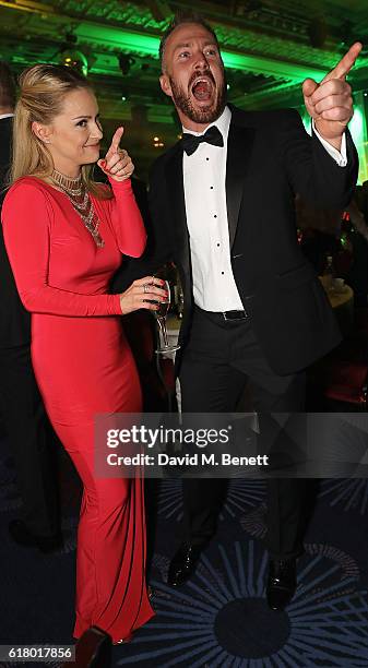 Ola Jordan and James Jordan attend 'An Evening With The Stars' charity gala in aid of Save The Children at The Grosvenor House Hotel on October 25,...