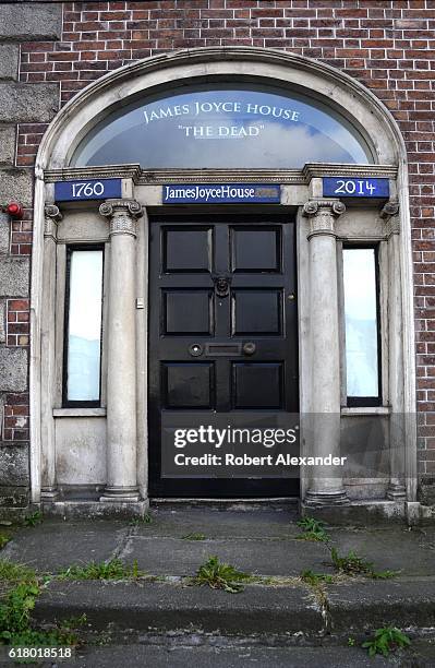 August 30, 2016: The partially restored 'James Joyce House - The Dead' was the setting for the celebrated Irish writer's best-known short story, 'The...