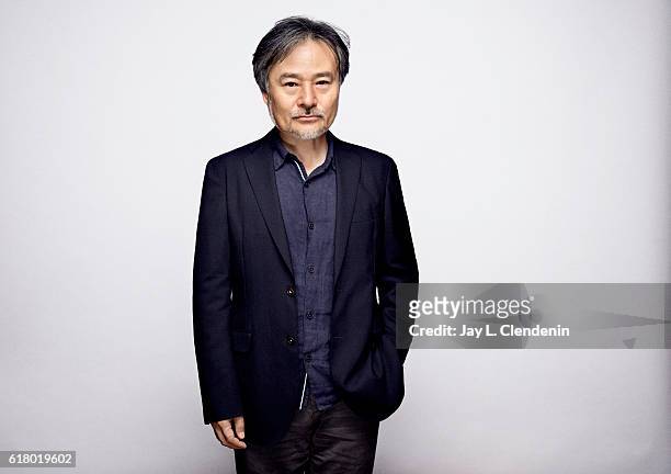 Director Kiyoshi Kurosawa, from the film Daguerrotype, poses for a portraits at the Toronto International Film Festival for Los Angeles Times on...