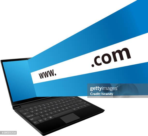 website - computer screen close up stock illustrations