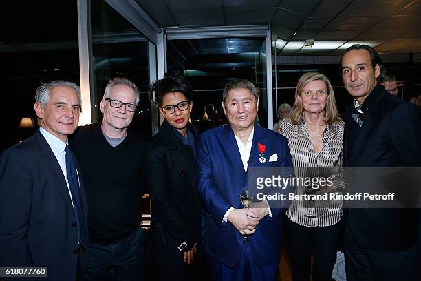 General Director of the Cartier Foundation, Herve Chandes, General Delegate of the Cannes Film Festival Thierry Fremaux, Journalist Audrey Pulvar,...