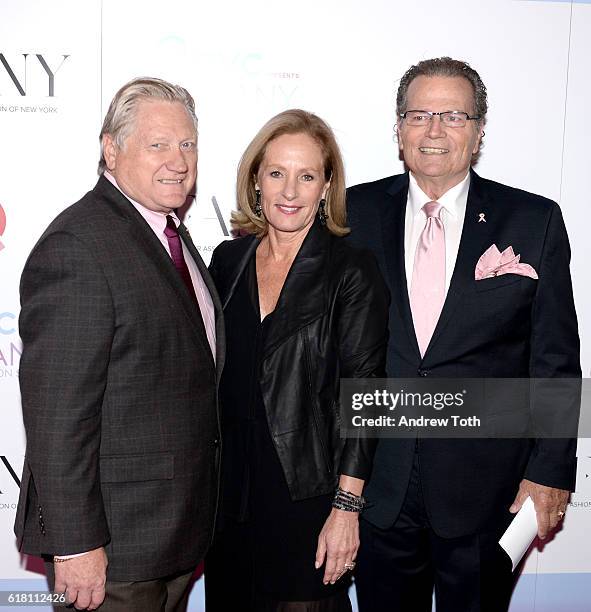 Ron Fromm, Diane Sullivan, and Patrick Wayne attend "FFANY Shoes On Sale" hosted by QVC on October 25, 2016 in New York City.