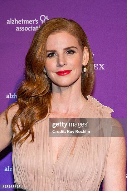 Actress Sarah Rafferty attends the 33rd Annual Alzheimer's Association Rita Hayworth Gala at Cipriani 42nd Street on October 25, 2016 in New York...