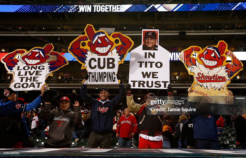 World Series - Chicago Cubs v Cleveland Indians - Game One