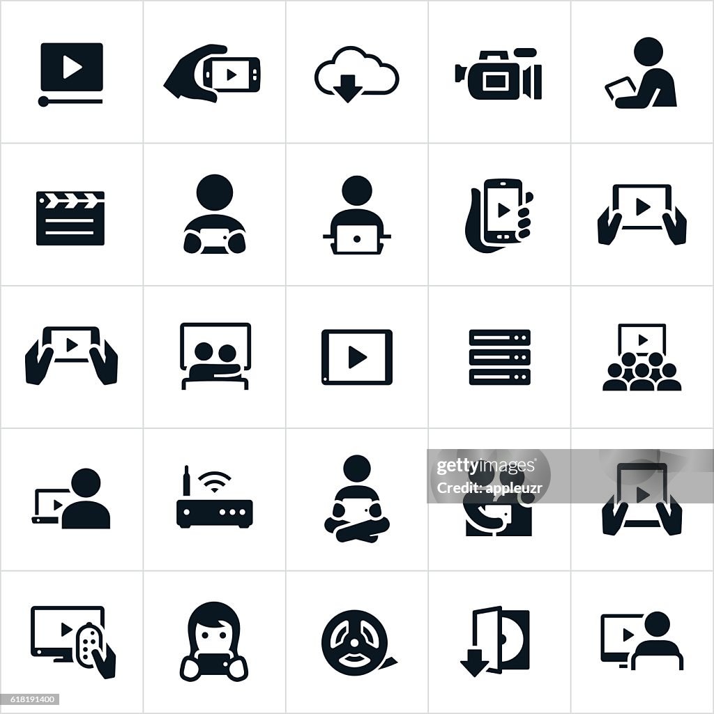 Medienstreamingsymbole Stock Illustration Getty Images medienstreamingsymbole-stock-illustration-getty-images
