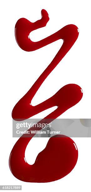 a beauty product sot ohf red nail polish - red nail polish stock pictures, royalty-free photos & images