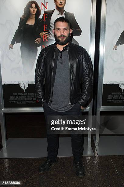 Actor Guillermo Diaz attends the screening of Sony Pictures Releasing's 'Inferno' at DGA Theater on October 25, 2016 in Los Angeles, California.