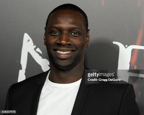 Actor Omar Sy arrives at the screening of Sony Pictures Releasing's "Inferno" at DGA Theater on October 25, 2016 in Los Angeles, California.