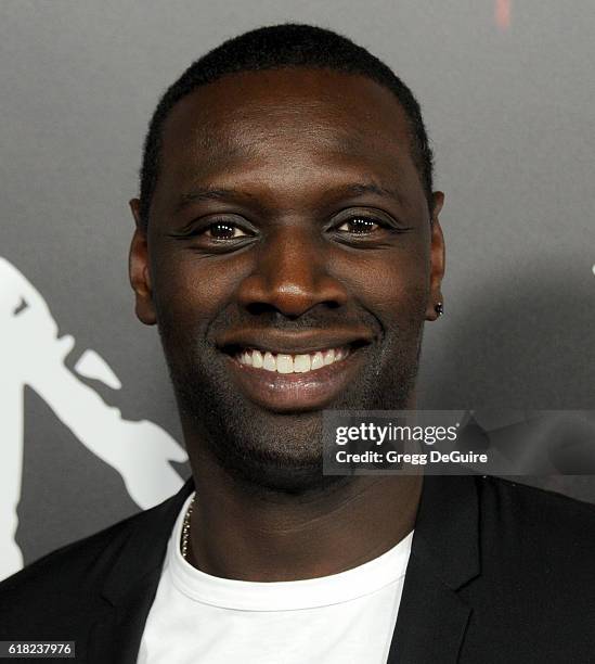 Actor Omar Sy arrives at the screening of Sony Pictures Releasing's "Inferno" at DGA Theater on October 25, 2016 in Los Angeles, California.