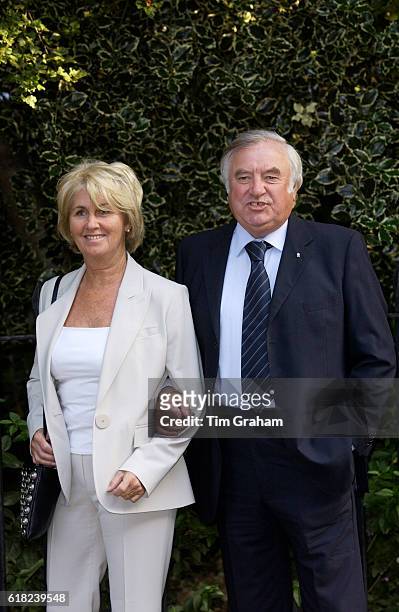 Comedian and TV personality Jimmy Tarbuck and his wife Pauline in London, United Kingdom