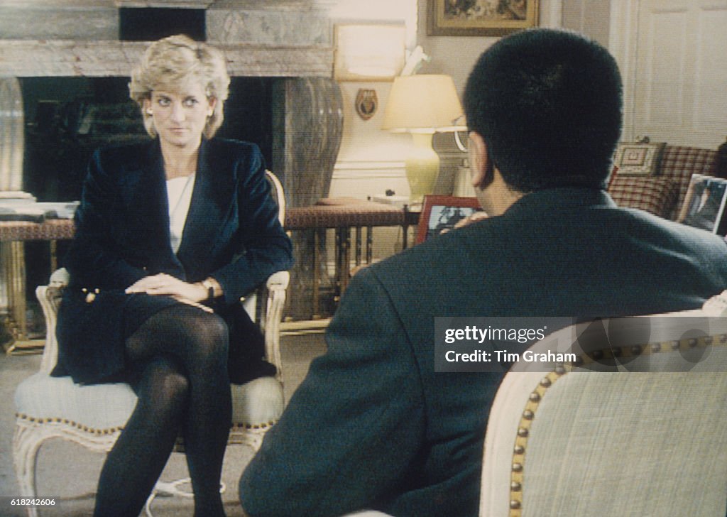 Princess Diana Being Interviewed