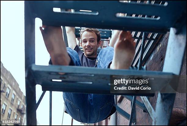 Moby at his home on Mott Street, New York, 14 August 1992and#10;.