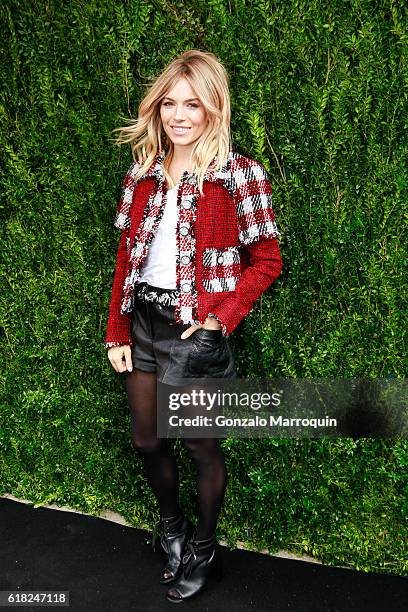 Sienna Miller at Through Her Lens: The Tribeca Chanel Women's Filmmaker Program Annual Luncheon at Locanda Verde on October 25, 2016 in New York City.