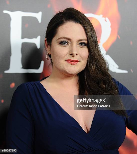Actress Lauren Ash attends a screening of "Inferno" at DGA Theater on October 25, 2016 in Los Angeles, California.