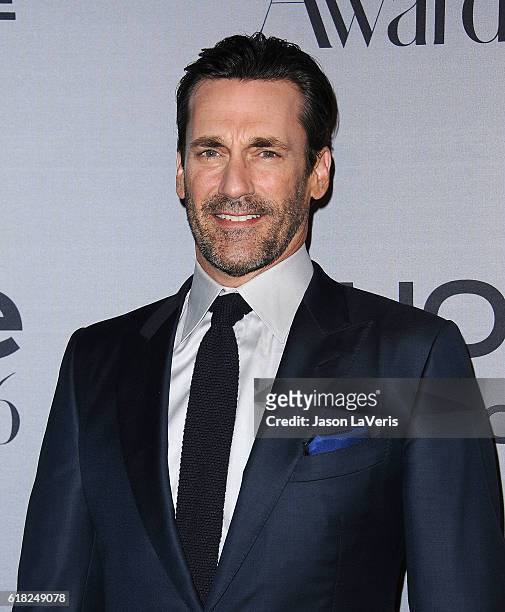 Actor Jon Hamm attends the 2nd annual InStyle Awards at Getty Center on October 24, 2016 in Los Angeles, California.