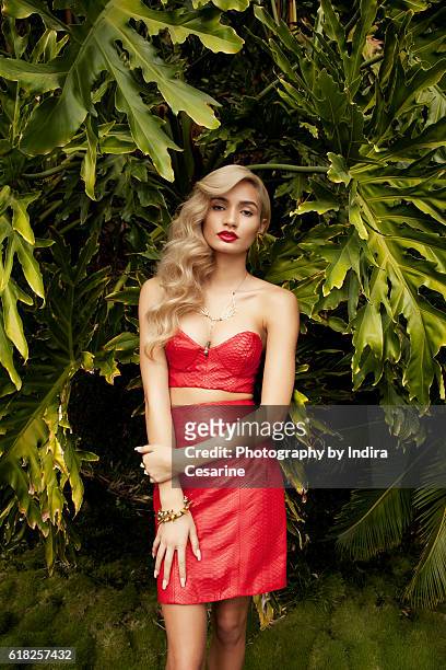 Singer Pia Mia is photographed for The Untitled Magazine on January 21, 2014 in Los Angeles, California. PUBLISHED IMAGE. CREDIT MUST READ: Indira...