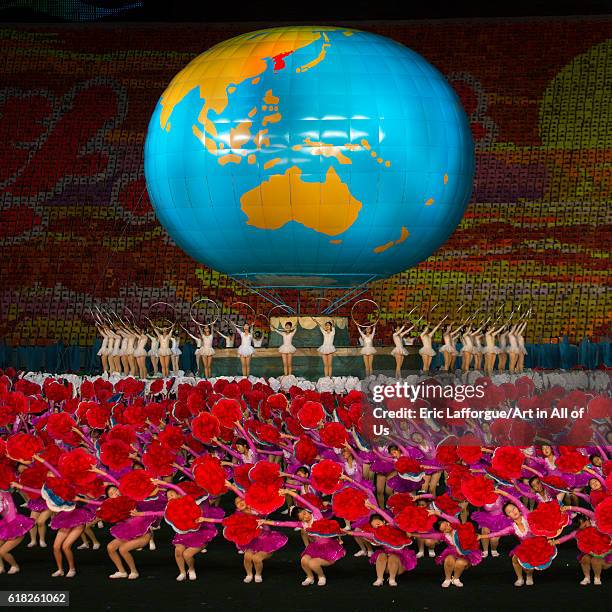Arirang mass games at may day stadium, pyongyang, North Korea on September 8, 2012 in Pyongyang, North Korea.