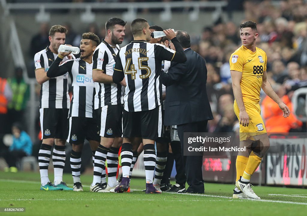 Newcastle United v Preston North End - EFL Cup Fourth Round