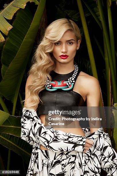 Singer Pia Mia is photographed for The Untitled Magazine on January 21, 2014 in Los Angeles, California. PUBLISHED IMAGE. CREDIT MUST READ: Indira...