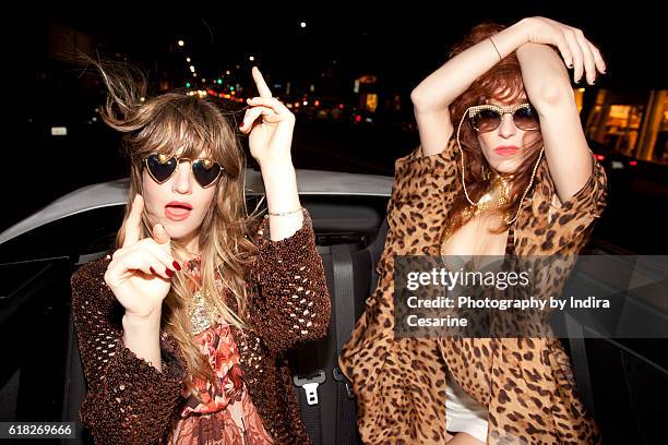 Duo Deap Vally is photographed for The Untitled Magazine on January 23, 2014 in New York City. CREDIT MUST READ: Indira Cesarine/The Untitled...