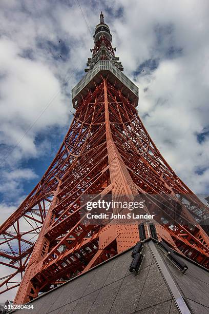 Tokyo Tower stands 333 meters tall and is principally a radio tower that was built in 1958. It is illuminated at night and the colors change by...