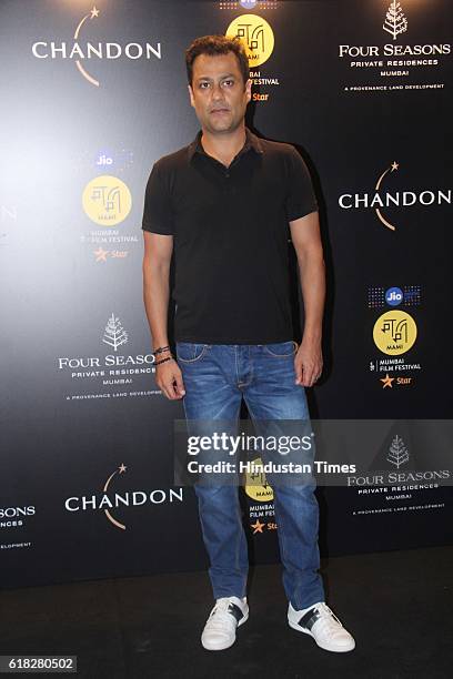 Bollywood director Abhishek Kapoor during the Jio MAMI 18th Mumbai Film Festival party, on October 24, 2016 in Mumbai, India. A soiree in honour of...