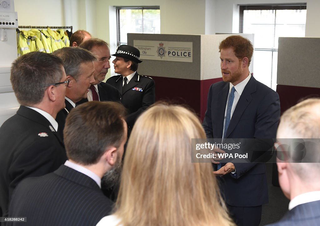 Prince Harry Visits Nottingham
