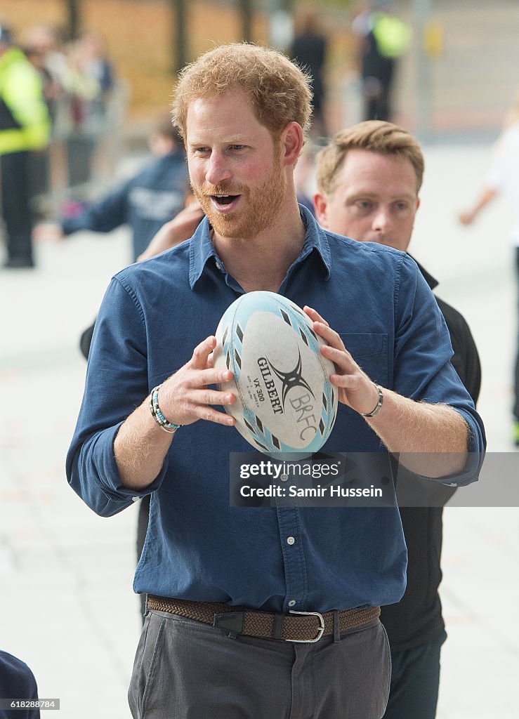 Prince Harry Visits Nottingham