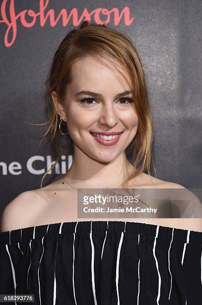 Actress, Singer/Songwriter and Save the Children Artist Ambassador Bridgit Mendler attends the 4th Annual Save the Children Illumination Gala at The...