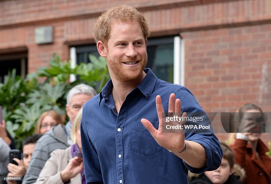 Prince Harry Visits Nottingham