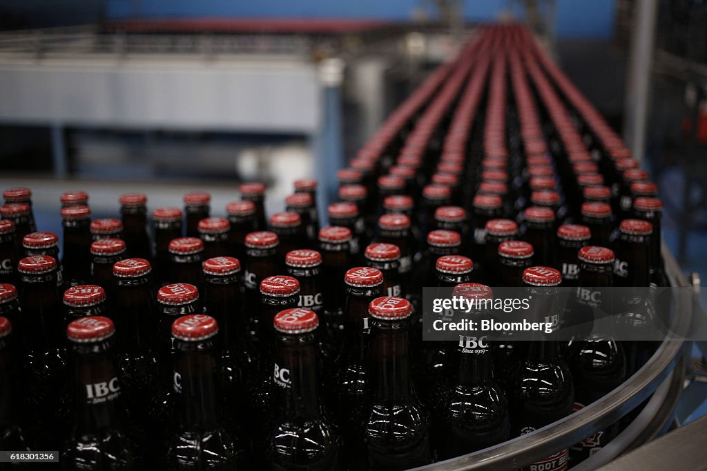 Operations Inside A Dr. Pepper Snapple Group Bottling Plant Ahead Of Earnings Figures