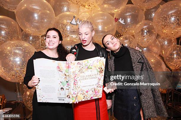 Naomi De Manana,Jessica King and Shira Savada at the Darcy Miller's "Celebrate Everything!" Launch at Jonathan Adler Showroom at Jonathan Adler...