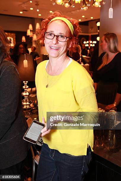 Sarah Carey at the Darcy Miller's "Celebrate Everything!" Launch at Jonathan Adler Showroom at Jonathan Adler Showroom on October 25, 2016 in New...