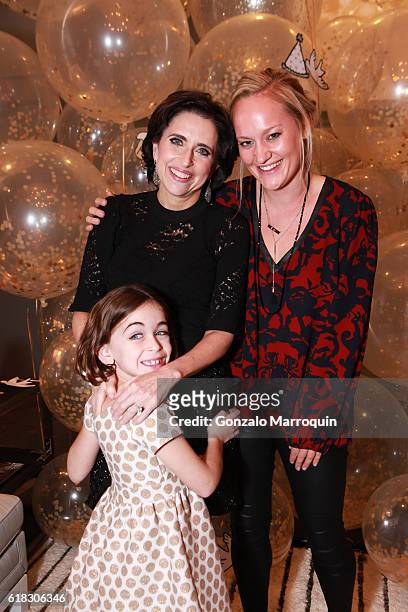 Darcy Miller, Pippa and guest at the Darcy Miller's "Celebrate Everything!" Launch at Jonathan Adler Showroom at Jonathan Adler Showroom on October...
