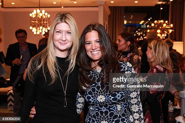Guests attend the Darcy Miller's "Celebrate Everything!" Launch at Jonathan Adler Showroom at Jonathan Adler Showroom on October 25, 2016 in New York...