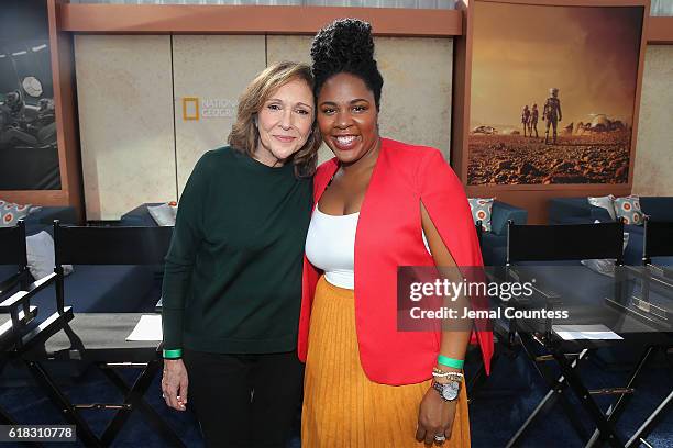 Ann Druyan and Jedidah Isler attend the National Geographic Channel "MARS" Experiential - Champagne Brunch on October 26, 2016 in New York City.