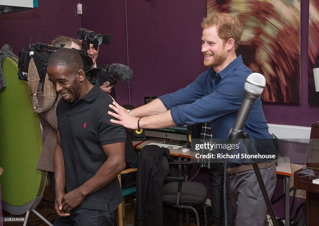 Prince Harry Visits Nottingham