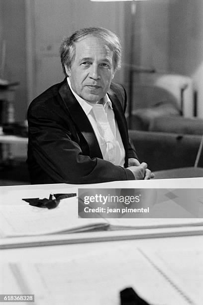 French Musician and Conductor Pierre Boulez