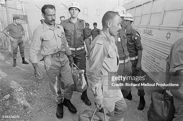 Syrian prisoners of war are repatriated after an exchange of prisoners was negotiated between Israel and Syria. In October of 1973, Syria and Egypt...