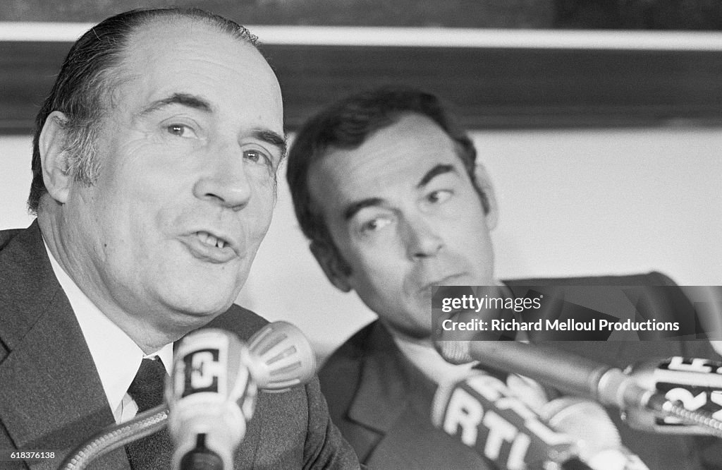 Francois Mitterrand and Robert Badinter