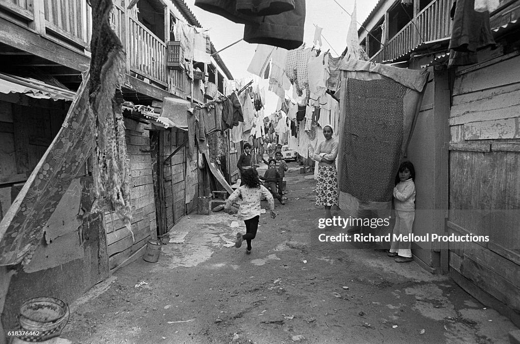 Laundry Hanging in Algerian Shantytown