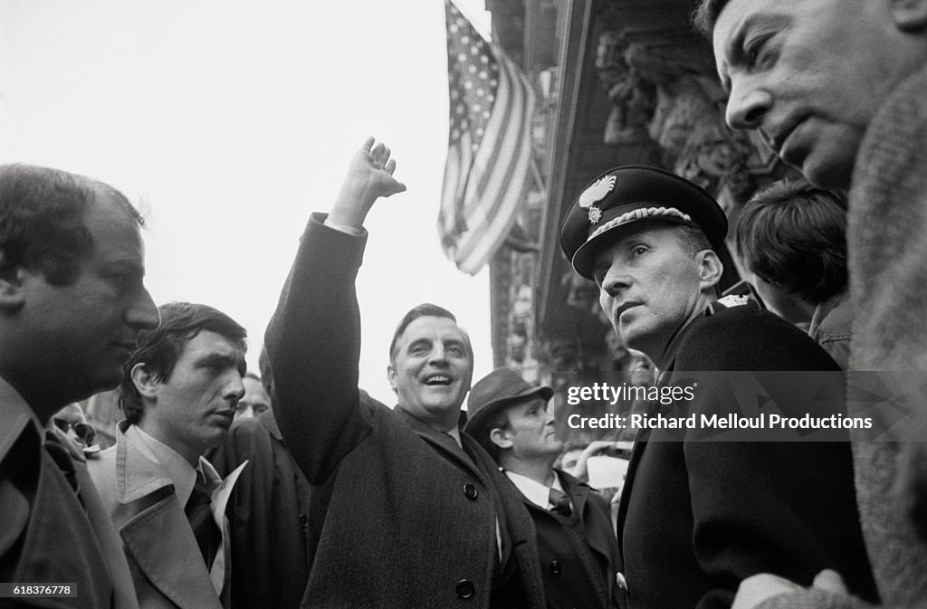 Vice President Walter Mondale in Rome