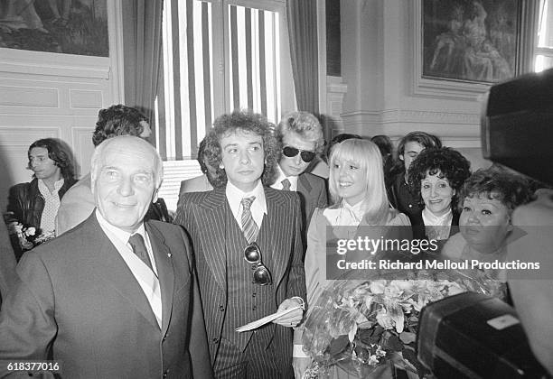 Wedding of Michel Sardou and Babette