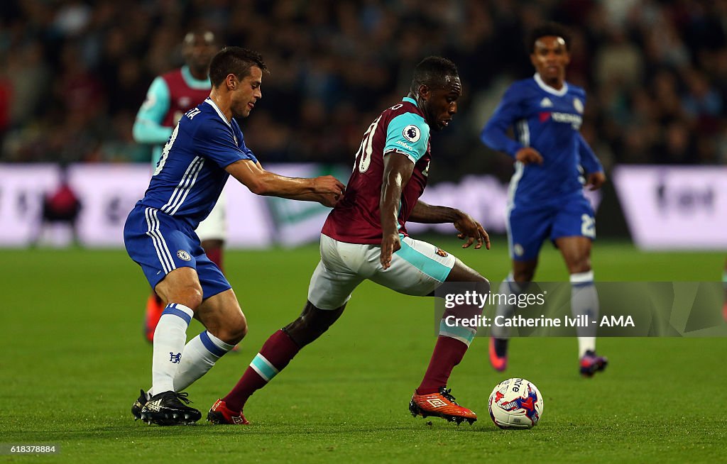 West Ham United v Chelsea - EFL Cup Fourth Round