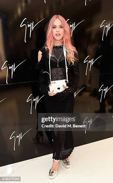 Mary Charteris attends the Giuseppe Zanotti London flagship store launch on October 26, 2016 in London, England.